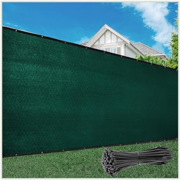 2nd Generation 4' x 50' Green Fence Privacy Screen Windscreen Cover Fabric - Picture 1 of 6